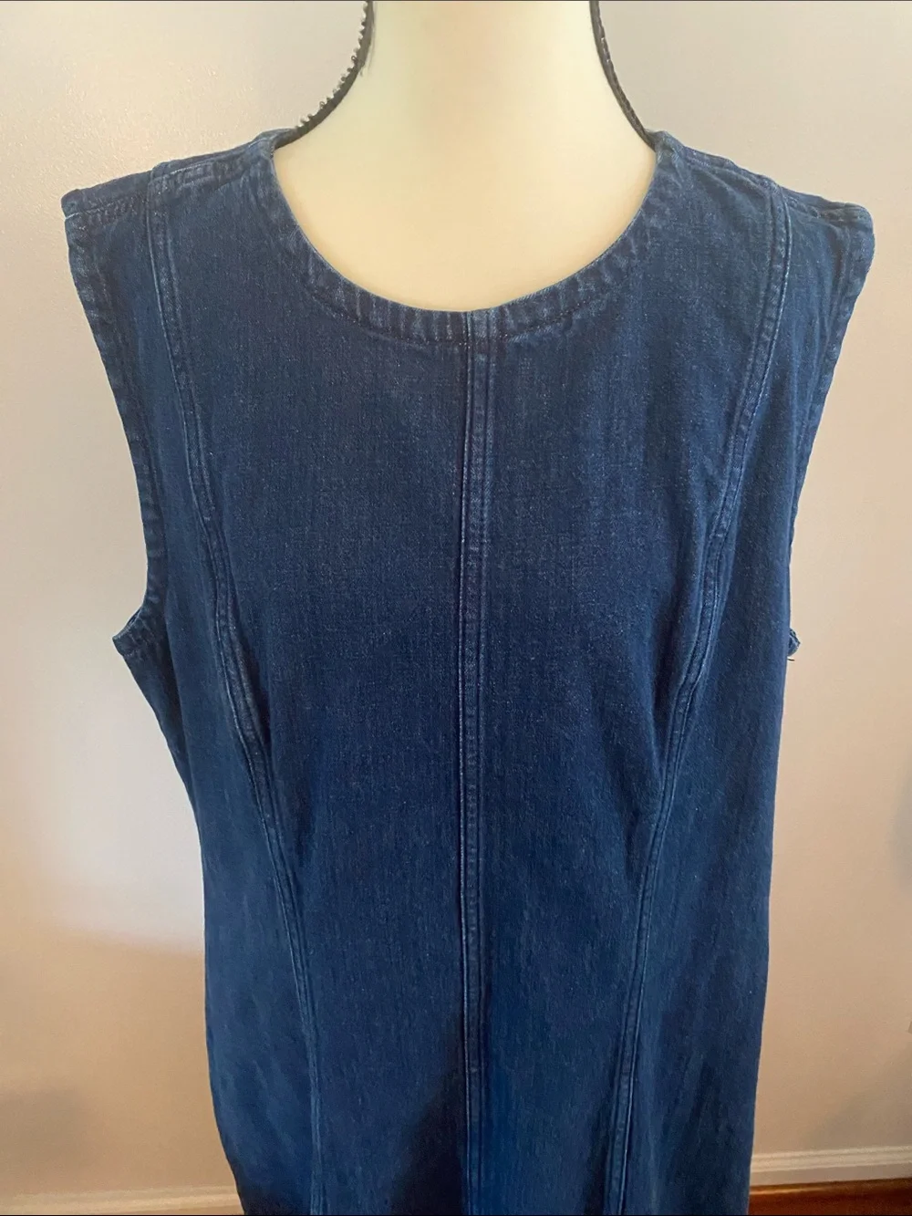 Abercrombie & fitch XL sleeveless jean dress - Picture 2 of 7